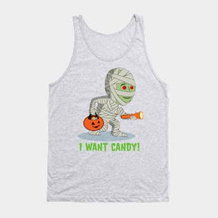 Cute Kid's - The Boo Crew - Cartoon Monsters - Ahmed the Mummy Tank Top